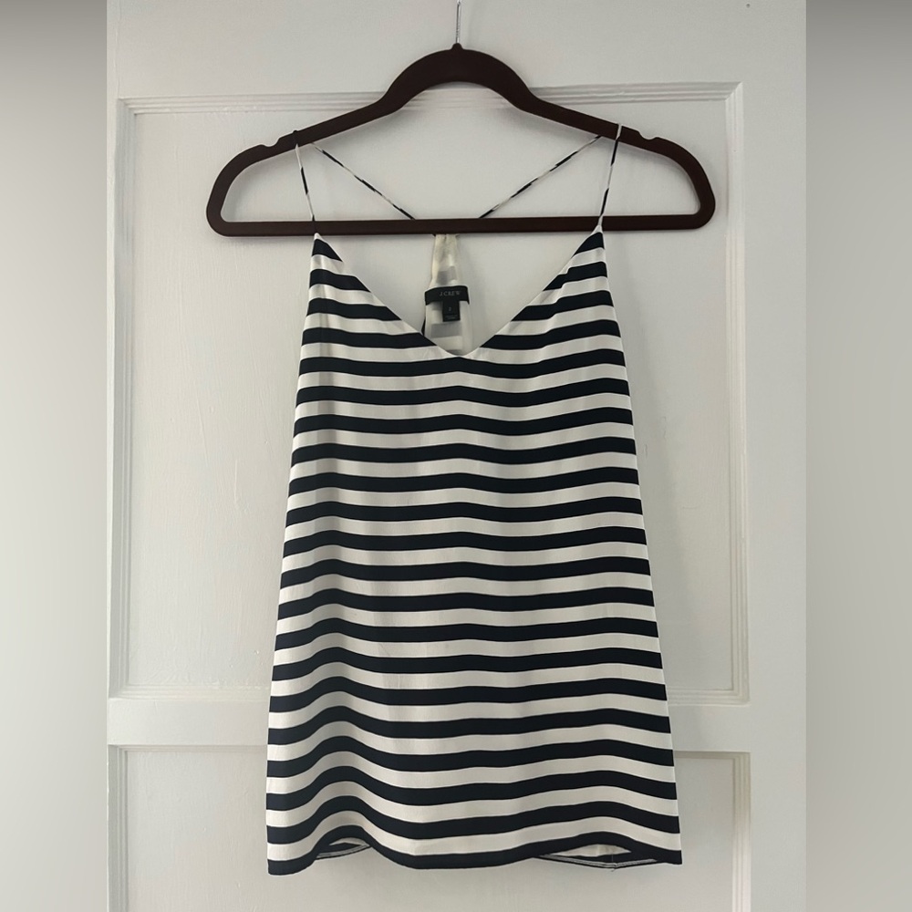 J Crew 100% Silk Tank